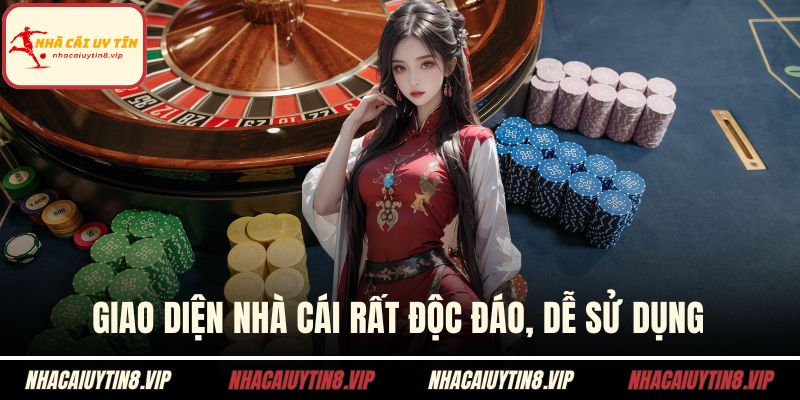 Giao diện nhà cái rất độc đáo, dễ sử dụng
