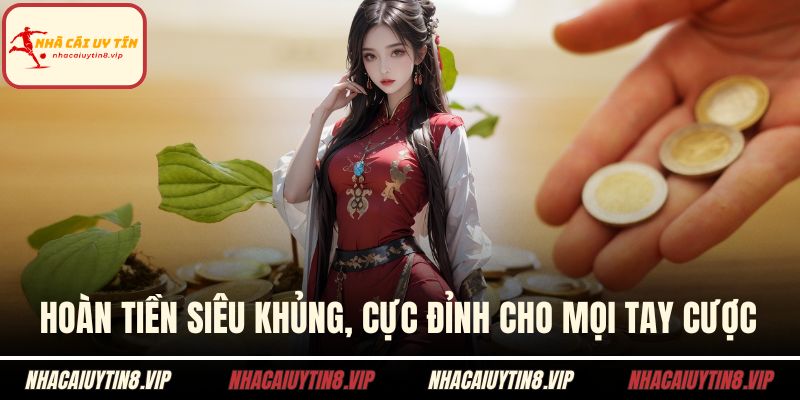 Hoàn tiền siêu khủng, cực đỉnh cho mọi tay cược